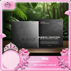 Sabun bamboo charcoal halal BPOM M S I U L I V E
